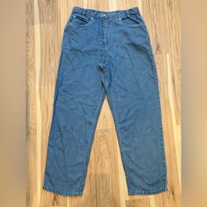 Pendleton High Waisted Light Denim Mom Jeans Size 14